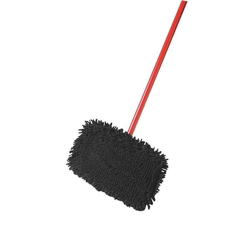 Libman 18 in L Flat Dust Mop, Cut-End, Black/Red, Microfiber, PK4 926