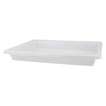 Rubbermaid Commercial Food Box Food/Tote Box, White, Polyethylene FG350600WHT