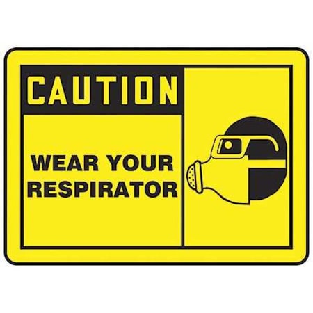 Accuform Safety Label, 3-1/2 In. H, 5 In. W, PK5, LPPE628VSP LPPE628VSP