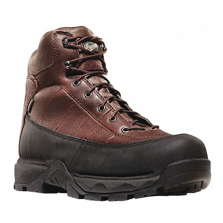Danner Men's Work Boots, 12 Medium, Alloy Toe, 8 in H, Brown 15526-12D