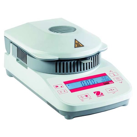 Ohaus Moisture Analyzer 110g Capacity, 0.01g/0.1 Readability MB23