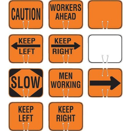 Tapco Traffic Cone Sign, 10