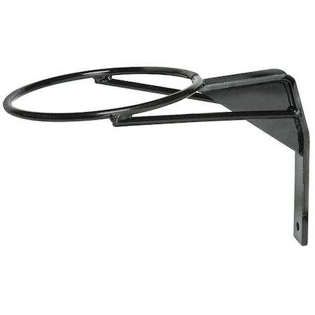 Zoro Select Vertical Mount Cone Holder, Carbon Steel, 12 in Height, 8.41 lb, Black TCH12V