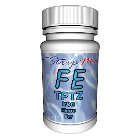 Industrial Test Systems Test Strip, Micro 7 Plus Iron Reagent 486631