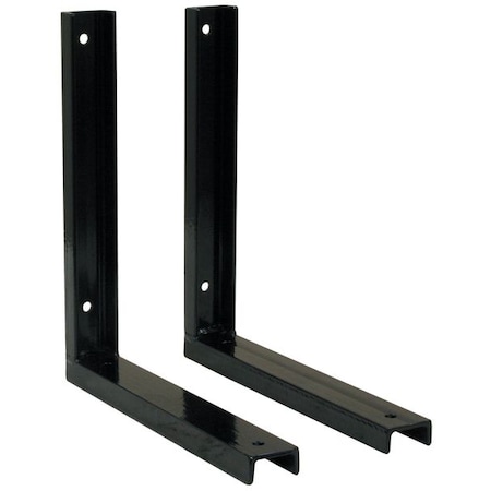 Buyers Products Mounting Bracket, 15 in. L, Steel, Black 1701000