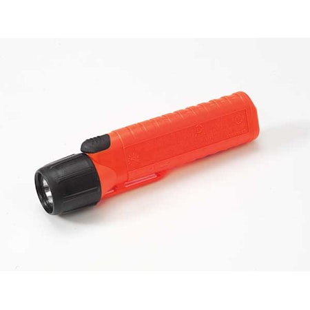 Pmi Orange Xenon Handheld Flashlight, Alkaline AA, 38lm 514109