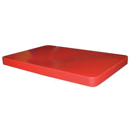 Zoro Select Cube Truck Lid, Red, Fits 10 cu. ft. PBL-8 RED