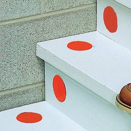 Zoro Select Floor Marking Tape, vinyl, Solid, Orange, 3 in W., 0.216 in Thickness, 50 PK 8NE87