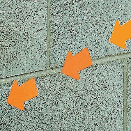 Zoro Select Floor Marking Tape, vinyl, No Legend, Orange, 3 in W., 0.216 in Thickness, 50 PK 9ADH8