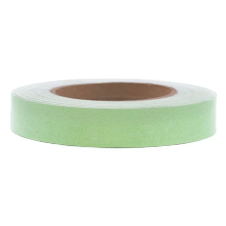 Roll Products Masking Tape, 1 in W x 60 yd L, 6 mil Thick, Green, Rubber Adhesive 26195G
