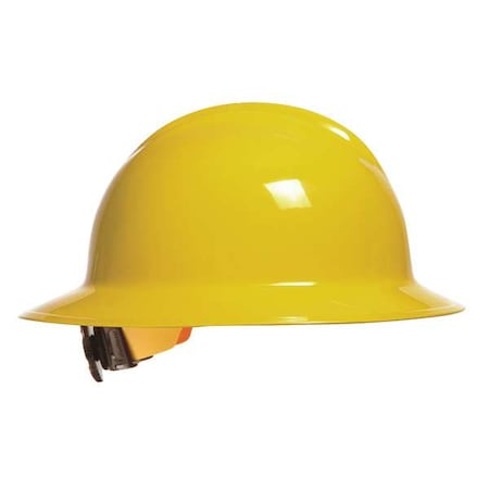 Bullard Hard Hat, Classic, Polyethylene, 6 Point Ratchet, Type 1, Class E, Yellow 33YLR
