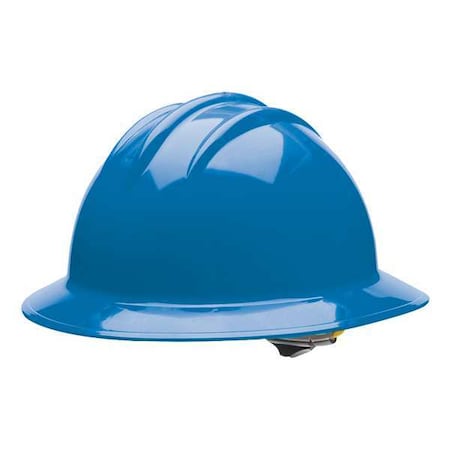 Bullard Hard Hat, Classic, Polyethylene, 6 Point Ratchet, Type 1, Class E, Blue 33KBR