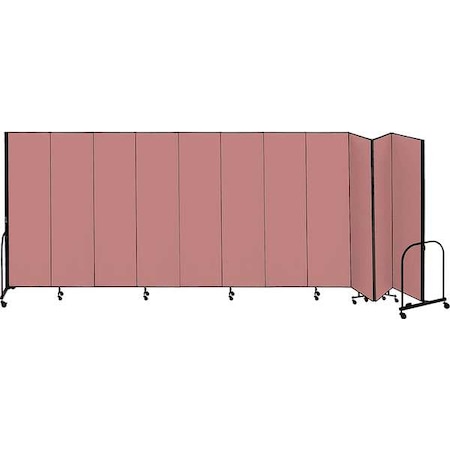 Screenflex Partition, 20 Ft 5 In Wx6 Ft 8 In H, Mauve CFSL6811-DM
