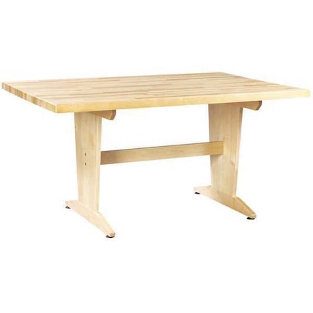 Diversified Spaces Art Table ART/PLANNING TABLE MAPLE TOP W/OUT, 42" D X 30" H, 60" W X Maple, Maple PT-62M