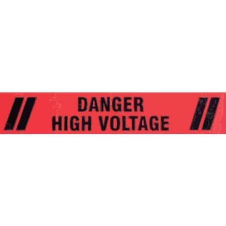 ZORO SELECT Safety Warning Tape, Roll, 3In W, 60 ft. L 8N027