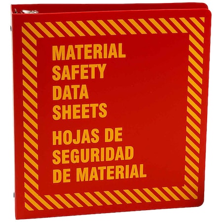 Brady Binder, Material Safety Data Sheets/Hojas de Seguridad de Material, 11 5/8 in W, 11 5/8 in H 48756R