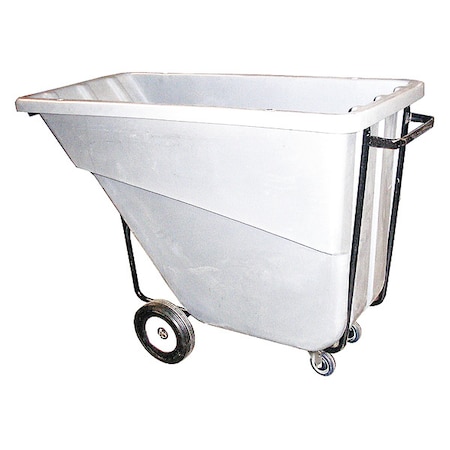 Zoro Select TiltTruck, 55-1/2in, 26-1/2in, Wht, 1,000lb 5/8CU-S WHITE