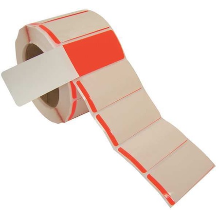 Badger Tag & Label Self-Laminating Label, 1-1/2x3 In., PK500, 6995R 6995R