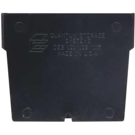 Quantum Storage Systems Plastic Divider, Black, 5-3/4 in L, 3 in H, 50 PK DSB101/103/105