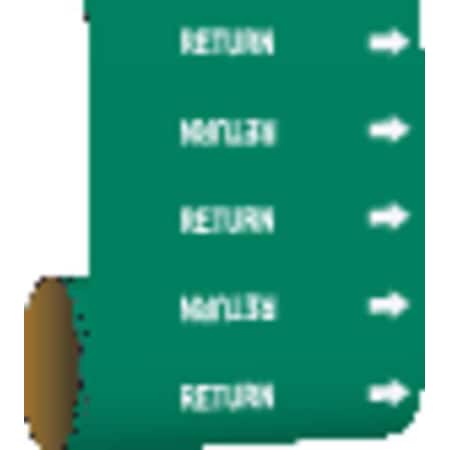 Brady Pipe Marker, Return, Green, 41515 41515