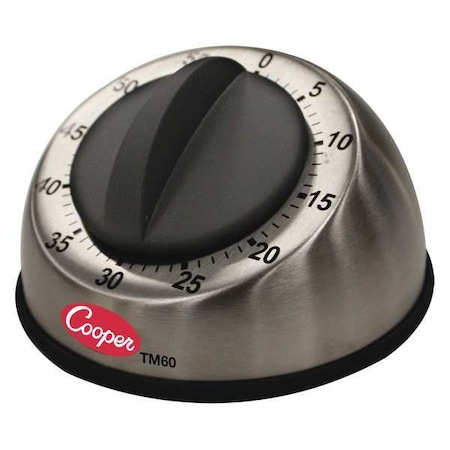 Cooper-Atkins Timer, Mechanical, 60Min TM60-0-8