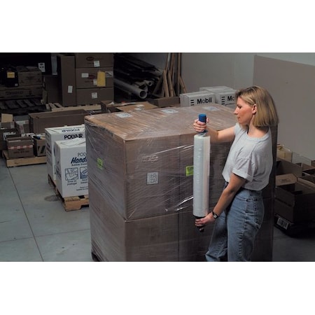 Goodwrappers Stretch Wrap, 20" W x 1000 ft. L, 70 ga, Blown Style, Clear, Standard Duty 15A836