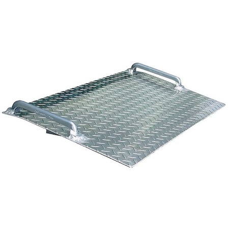 Zoro Select Mini Dockplate, Aluminum, 600 lb, 18 x 30In AMD-3018