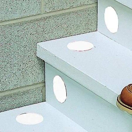 Zoro Select Floor Marking Tape, vinyl, No Legend, White, 3 in W., 0.216 in Thickness, 50 PK 9MFL7