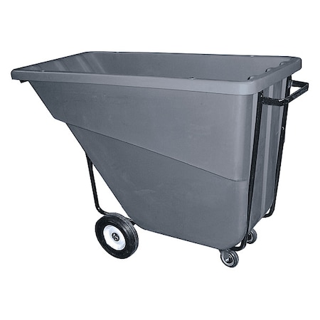 Zoro Select Tilt Truck, Medium-Duty, 5/8 cu. yd., Gray 5/8CU-S GRAY