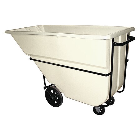 Zoro Select Tilt Truck, Heavy-Duty, 1-1/8 cu. yd, White 1.1CU-HD WHITE