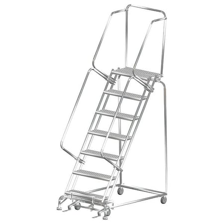 Ballymore Lockstep Rolling Ladder, Steel, 70 in.H SS073214G