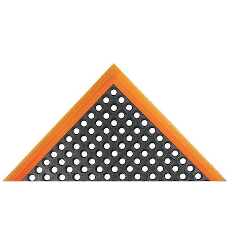 Notrax Antifatigue Mat, Rubber, Mini-Diamond Studded Top, 39 in W x 10 1/4 ft L, Black 549S3124OB