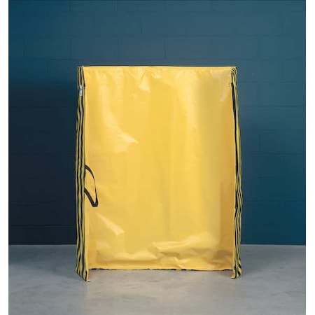 Singer Safety Welding Screen, Cotton Duck, 9 ft. W., 6 ft. H., 12 oz/sq yd, 150 Degrees F Withstand Temp. 12-015596