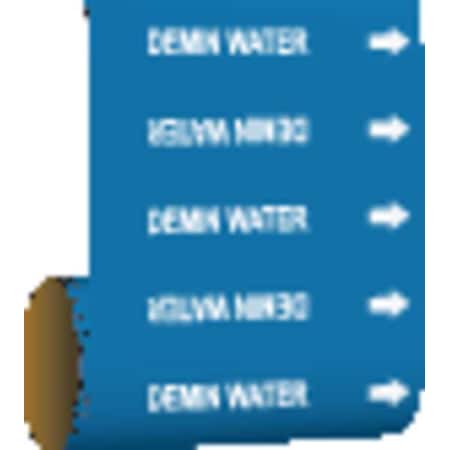 Brady Pipe Marker, Demin Water, Blue, 52673 52673