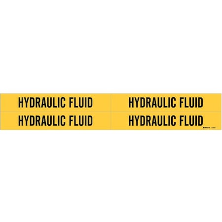 Brady Pipe Markr, Hydraulic Fluid, 3/4to2-3/8 In 8789-4
