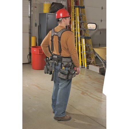 Ergodyne Tool Pouch, Tool Rig, Gray, Ballistic Polyester, 27 Pockets ...