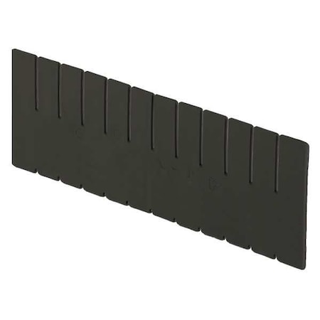 Lewisbins Plastic Divider, Black, 15 1/4 in L, 6 7/16 in H DV1670 XL