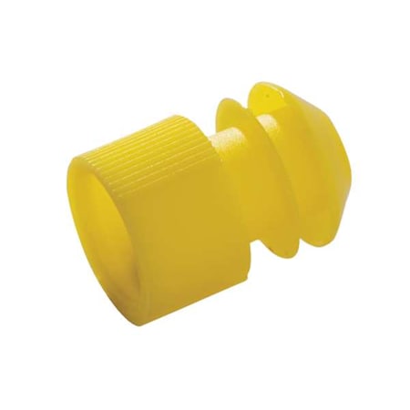 DYNALON TestTube Stopper, 15-17mm, Yellow, Pk1000 276155-000Y