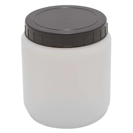 Dynalon HDPE CYLNDRCL JAR W/CAP 1500ML, PK10 226415-1500