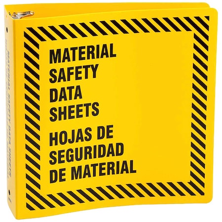 Brady Binder, Material Safety Data Sheets/Hojas de Seguridad de Material, 11 5/8 in W, 11 5/8 in H 48757Y