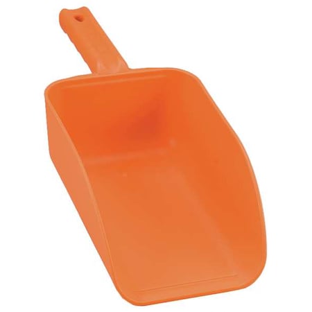 Remco Large Hand Scoop, 6-1/2 In. W, Orange 65007