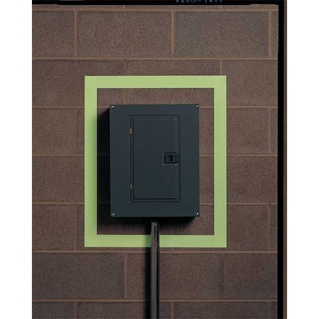 Zoro Select Floor Marking Tape, Acrylic, Solid, White, 1 in W., 10 mil Thickness 8TRF0