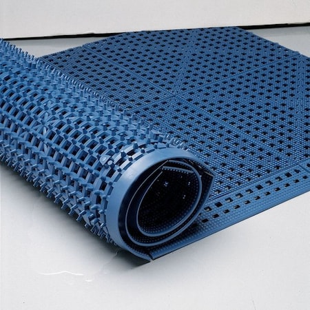 Kendall Dri-Dek Edge Tiles, Medium Duty Vinyl, 2" W x 9/16" Thick 30RD