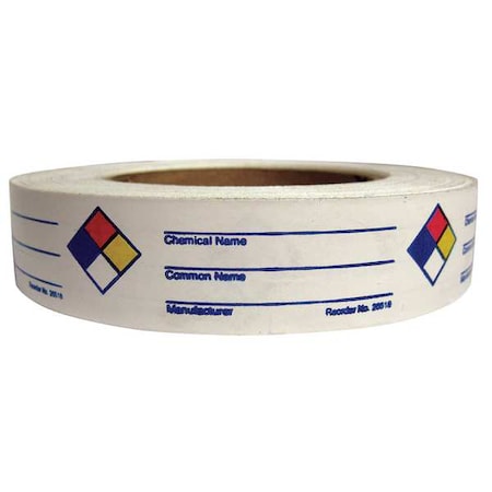 Harris Industries Label, NFR, Vinyl, 3 in W, 1 in H 01LB26518