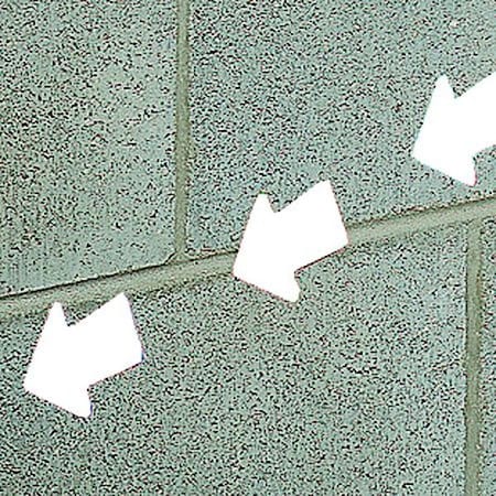 Zoro Select Floor Marking Tape, vinyl, Solid, White, 4 in W., 0.216 in Thickness, 50 PK 8TP05