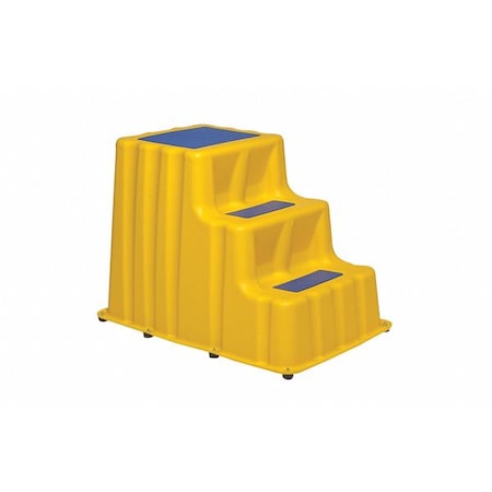 Premier Plastics Step Stand, Yellow, 30" H 5330