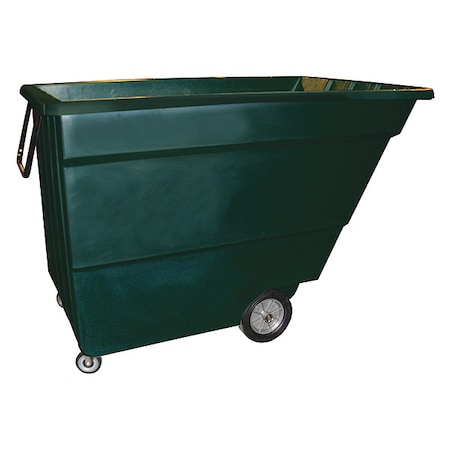 Zoro Select Tilt Truck, Light-Duty, 1-3/4 cu. yd, Green 1.7 UT GREEN