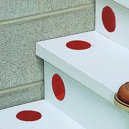 Zoro Select Floor Marking Tape, vinyl, No Legend, Red, 3 in W., 0.216 in Thickness, 50 PK 8UKN4