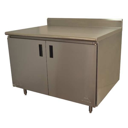 Advance Tabco Cabinet Workbench, Stainless Steel, 60 in W, 35 in Height, 562 lb HK-SS-305