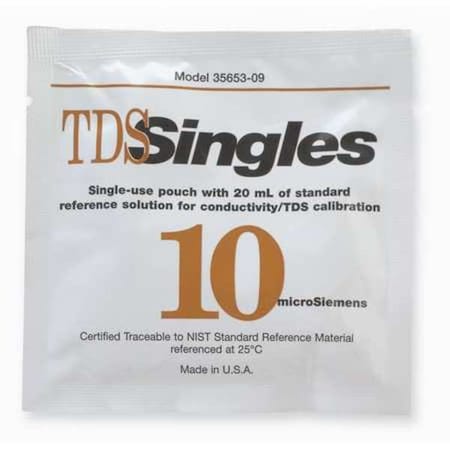 Oakton Calibration Solution, EC, 10 uS/cm, PK20 WD-35653-09
